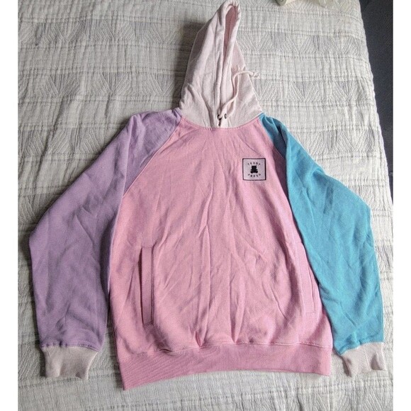 Teddy Fresh Colorblock Pastel Hoodie – Size L - Picture 2 of 7
